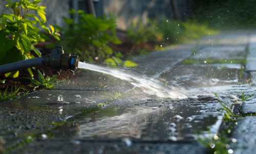 High-pressure water jetting equipment used by Blacktown Plumber to clear stubborn drain blockages.